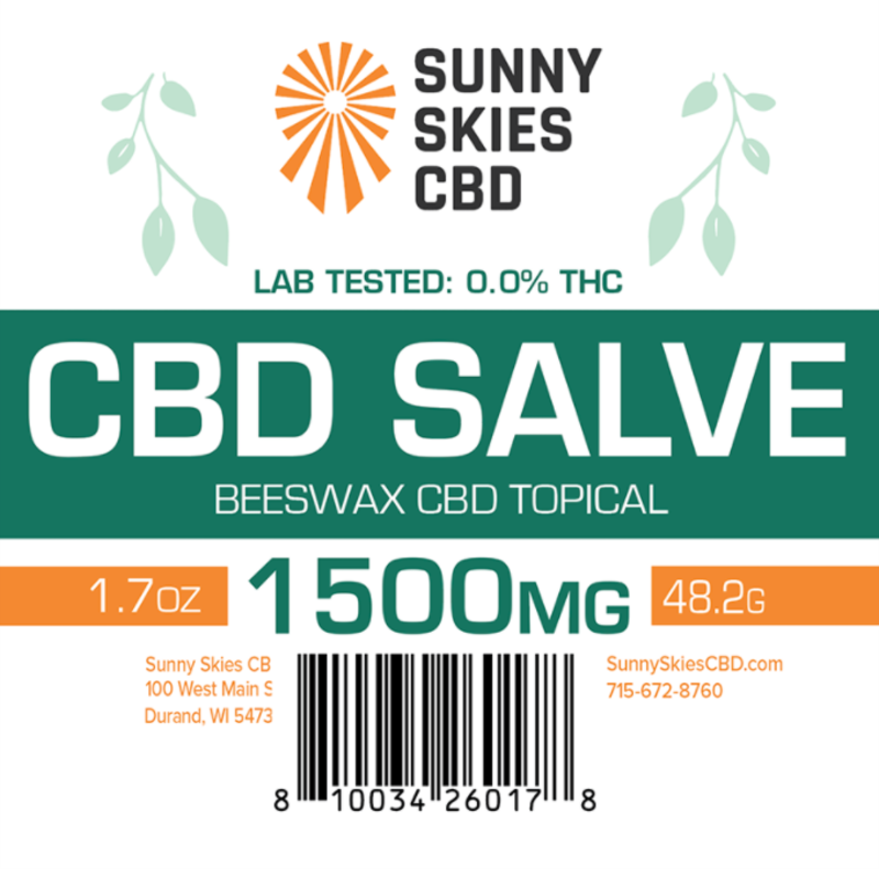 Sunny Skies CBD CBD Salve - 1,500 mg