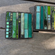 Clear River Crafts Mosaic Coasters (Set of Two)