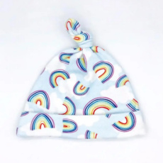 Sunny Day Designs Rainbow Sky Organic Cotton Baby Hat (Newborn)
