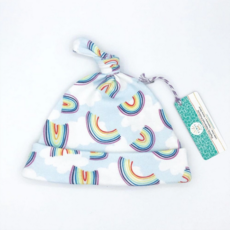 Rainbow Sky Organic Cotton Baby Hat (Newborn)