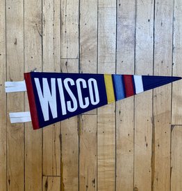 Yoho & Co. Designer Pennants Felt Pennant - Wisco (Flag)