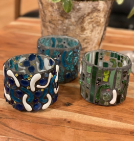 Clear River Crafts Mosaic Glass Cup (Assorted)