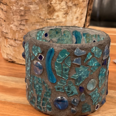 Clear River Crafts Mosaic Glass Cup (Assorted)