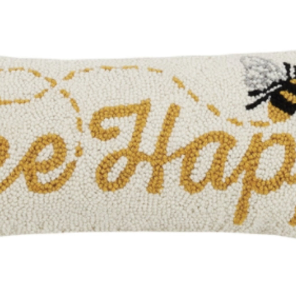 Peking Handicraft Bee Happy Hook Pillow
