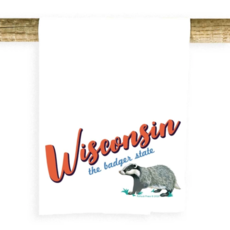 Potluck Press Towel - Wisconsin State Badger