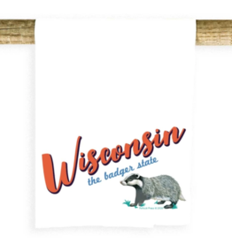 Potluck Press Towel - Wisconsin State Badger