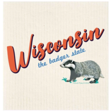 Potluck Press Swedish Dishcloth - Wisconsin State Badger