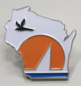 Flags Over Wisconsin Sun & Sail Enamel Pin