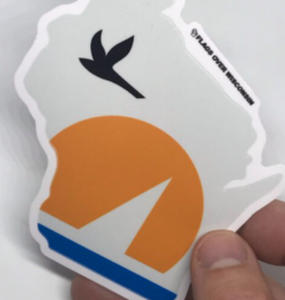 Flags Over Wisconsin Sticker - Sun & Sail Vinyl