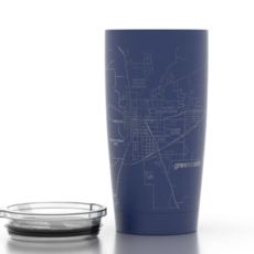 Volume One Insulated Pint Tumbler (20 oz) - Eau Claire Map