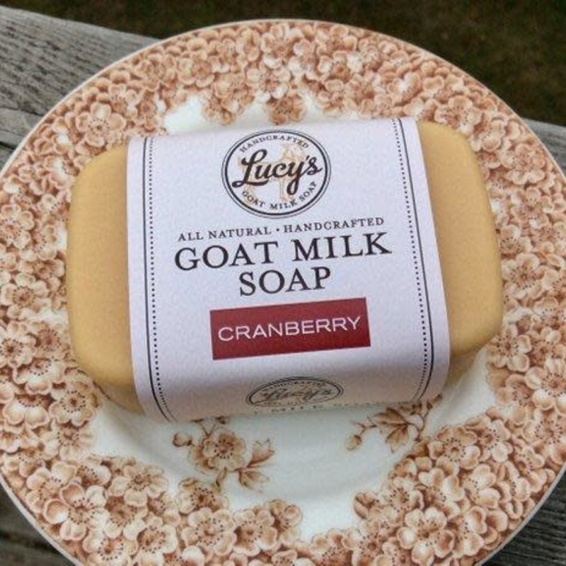 Lucy's Goat Milk Soap Lucy's Goat Milk Soap - Cranberry