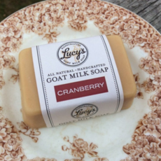 Lucy's Goat Milk Soap Lucy's Goat Milk Soap - Cranberry