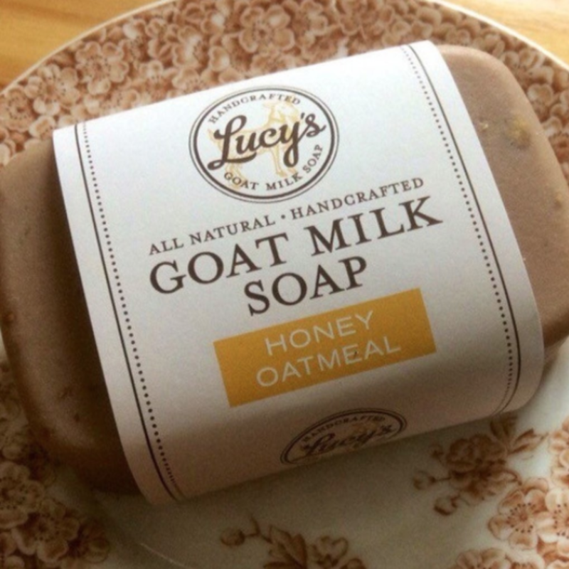 Lucy's Goat Milk Soap Lucy's Goat Milk Soap - Honey Oatmeal