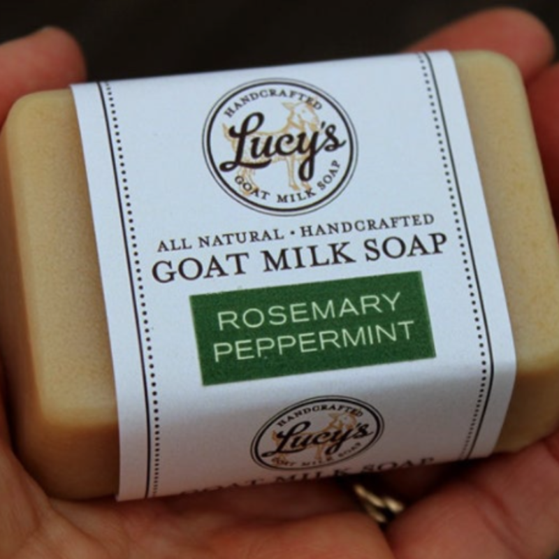 Lucy's Goat Milk Soap Lucy's Goat Milk Soap - Rosemary Peppermint