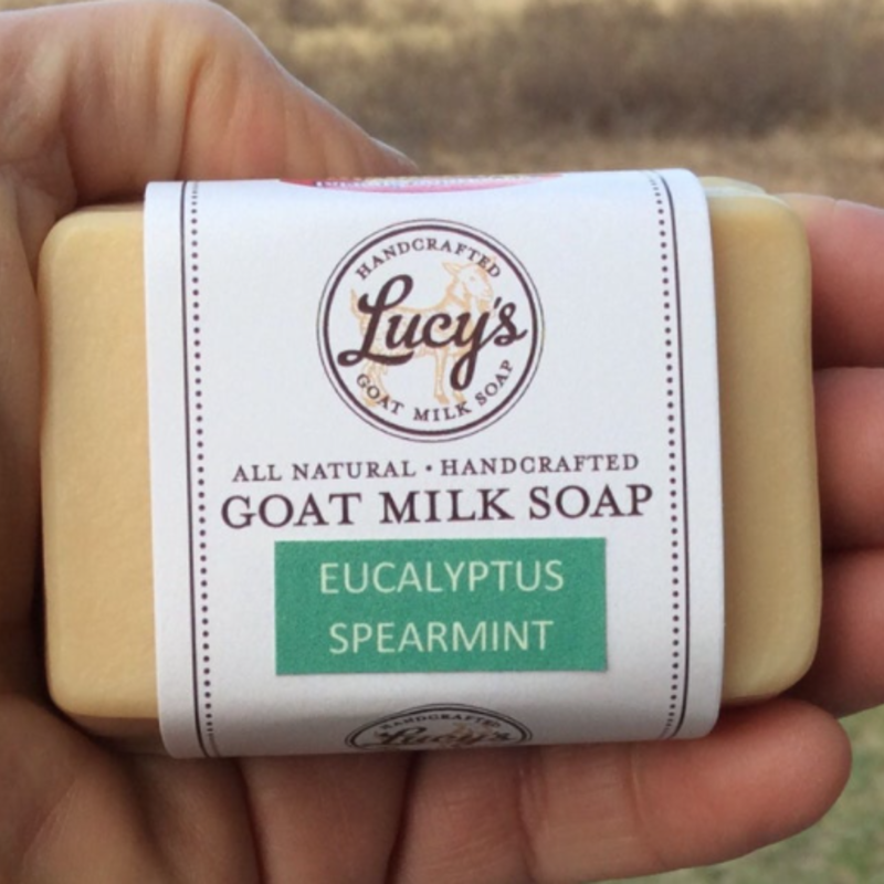 Lucy's Goat Milk Soap Lucy's Goat Milk Soap - Eucalyptus Spearmint