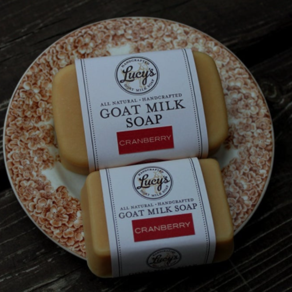 Lucy's Goat Milk Soap Lucy's Goat Milk Soap - Cranberry