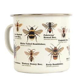 Gift Republic Enamel Mug - Bees