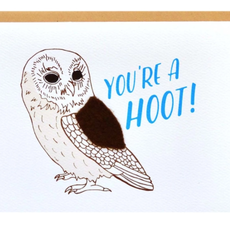 Cracked Designs Greeting Card - You're A Hoot