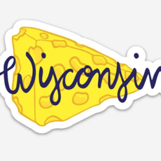 Wisconsin Cheese Vinyl Magnet