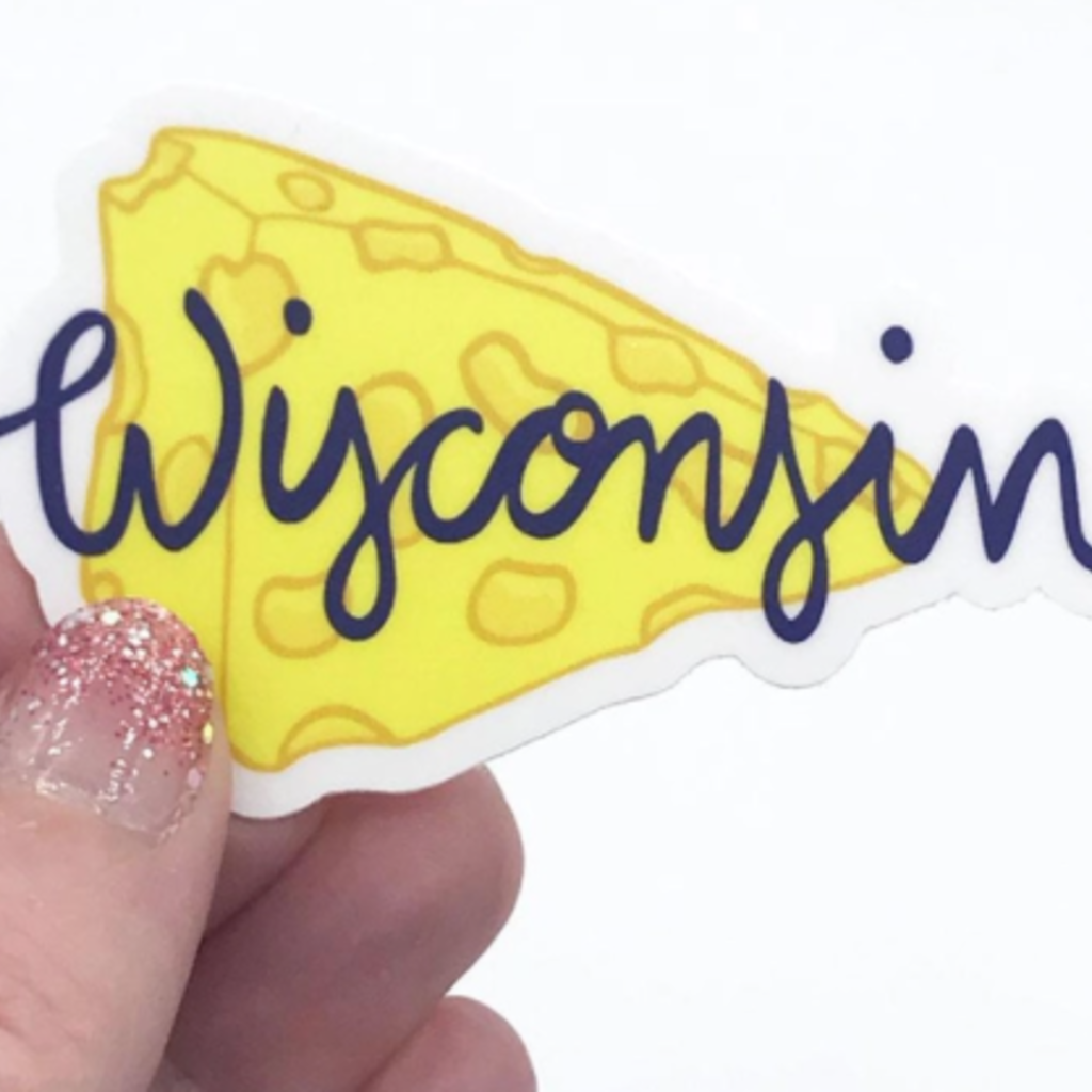 Wisconsin Cheese Vinyl Sticker