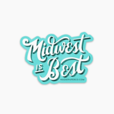 Naomi Paper Co. Sticker - Midwest is Best
