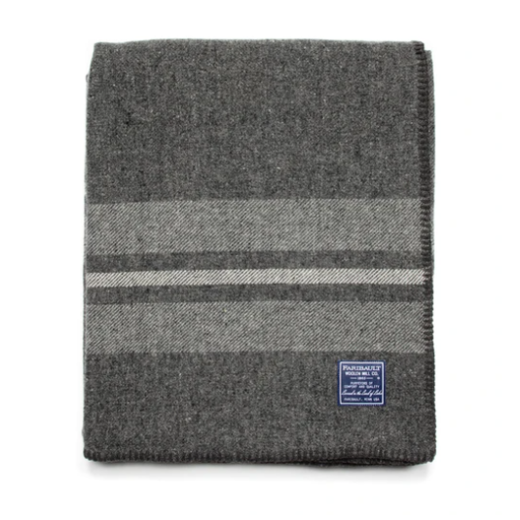 Faribault Mills Wool Throw - Cabin Wool