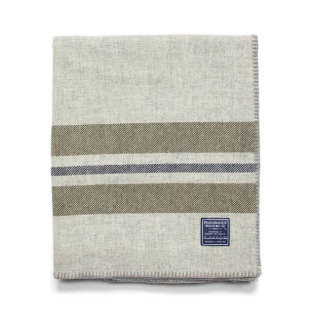 Faribault Mills Wool Throw - Cabin Wool