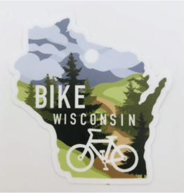Carly Goodlund Sticker - Bike WI