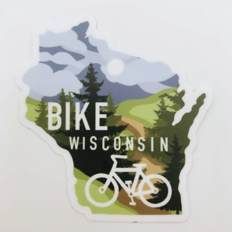 Carly Goodlund Sticker - Bike WI