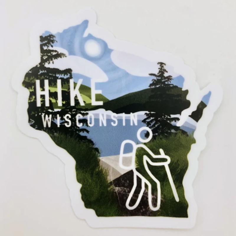 Carly Goodlund Sticker - Hike WI