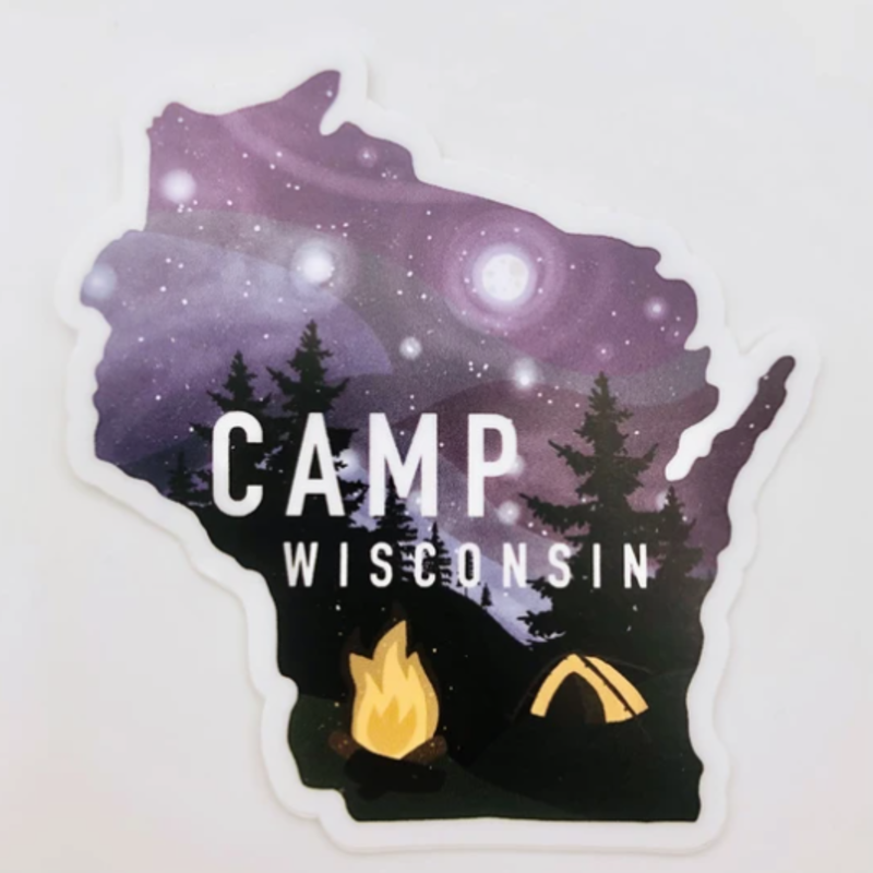 Carly Goodlund Sticker - Camp WI