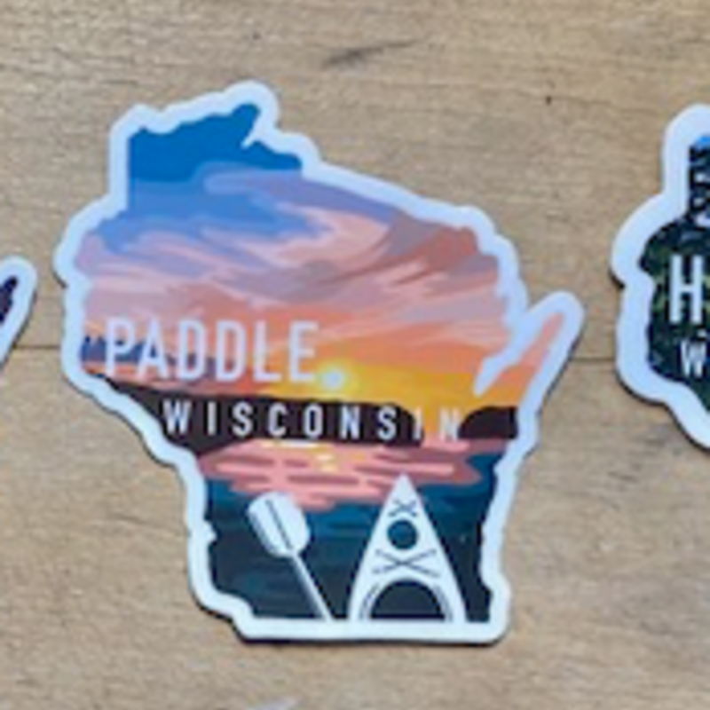 Carly Goodlund Sticker - Paddle WI