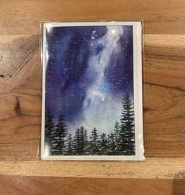 Amy Beidleman Night Sky Milky Way Greeting Card