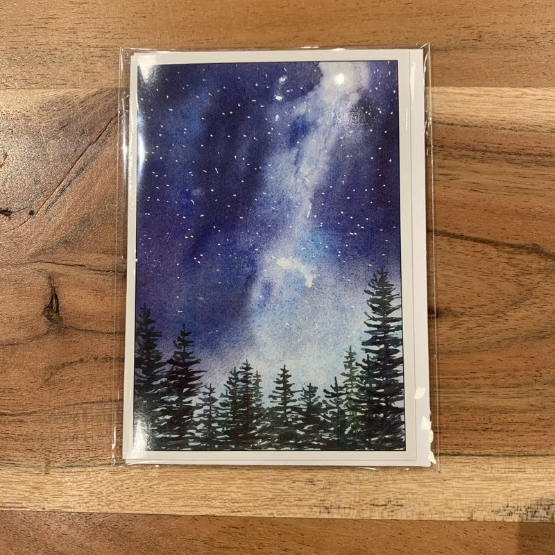 Amy Beidleman Night Sky Milky Way Greeting Card
