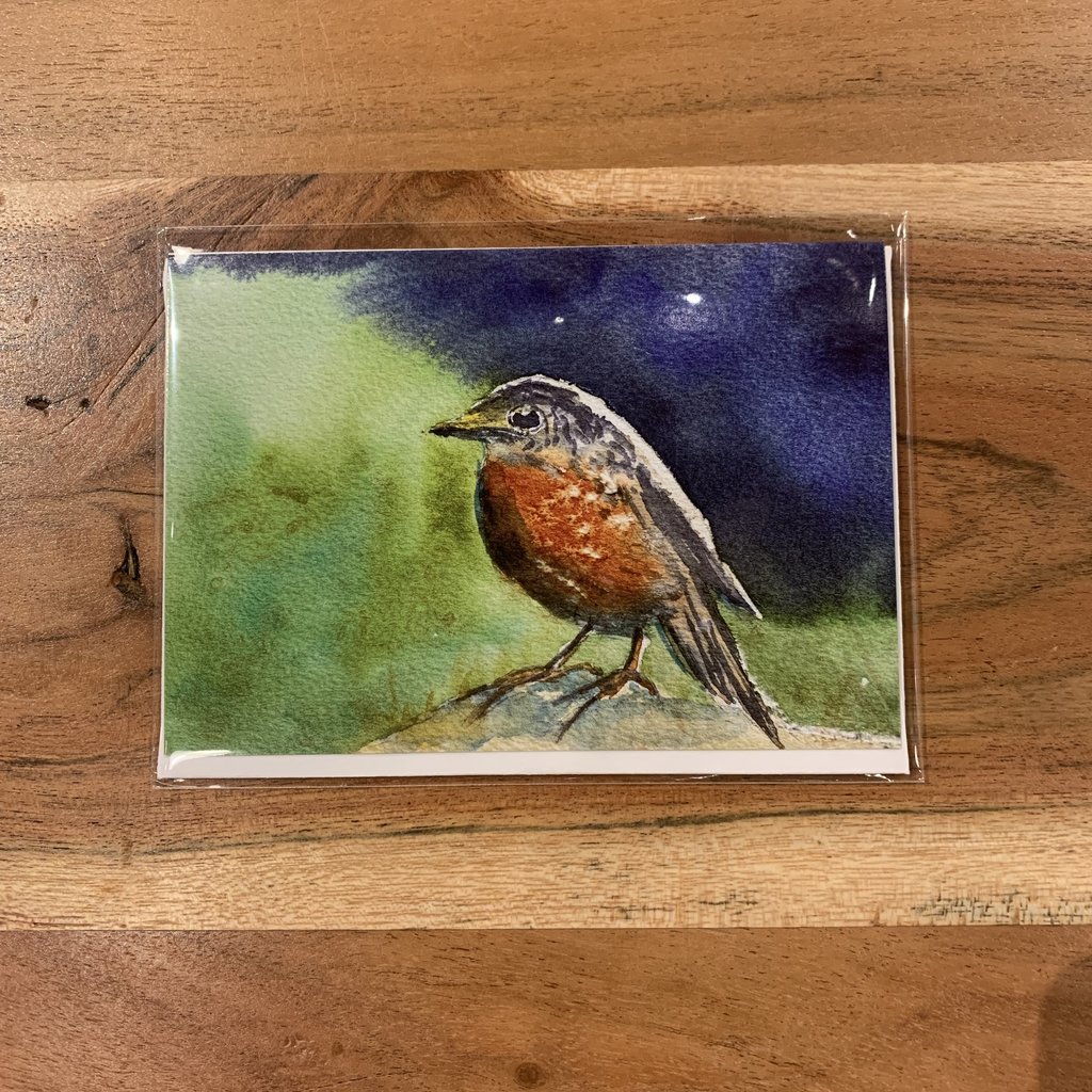 Amy Beidleman Thank You Bird Greeting Card