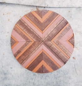 Wood Mosaic Wall Decor - Sugar Maple (12")