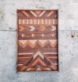 Wood Mosaic Wall Decor - Harvest (12x18)