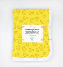 Sunny Day Designs Cheesy Organic Cotton Baby Blanket