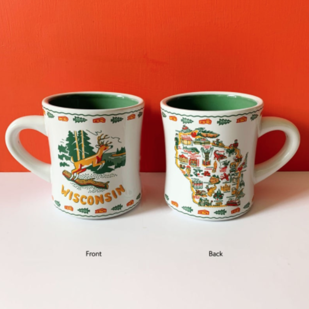 Ever Gleaming Diner Mug  Wisconsin Historical Society Store