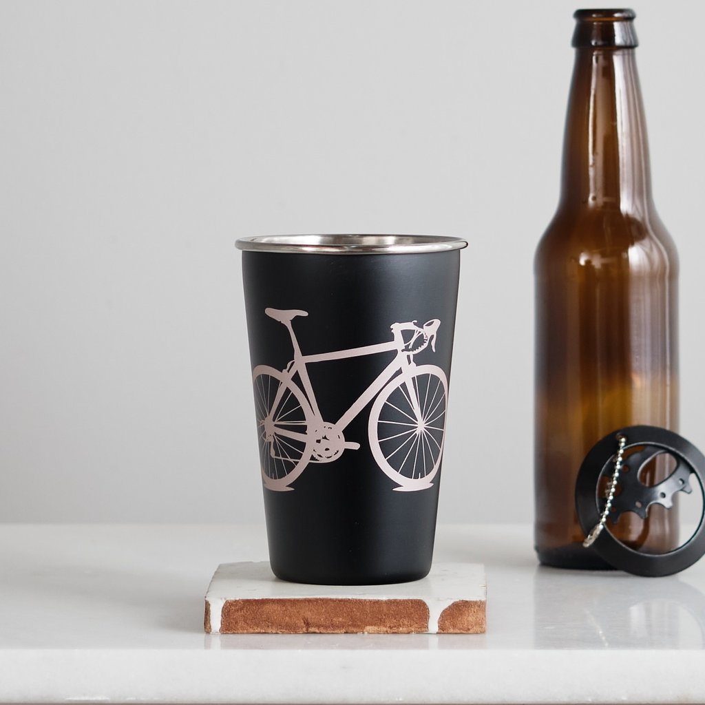 Vital Industries (WI) Stainless Steel Pint Tumbler - Eau Claire Bicycle