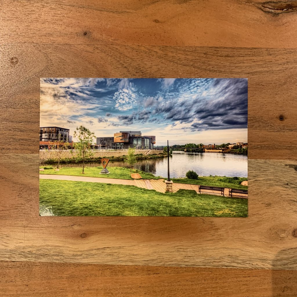 Lloyd Fleig Postcard - Early Morning at the Confluence