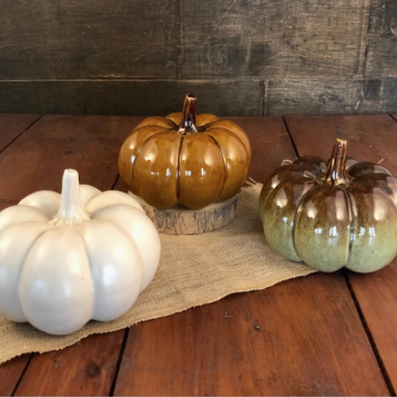 Rowe Pottery - Glazed Pumpkin