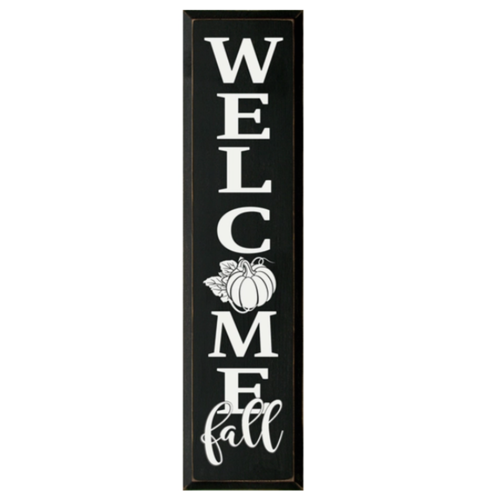 Sawdust City Snacks Wood Sign - Welcome Fall