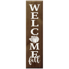 Sawdust City Snacks Wood Sign - Welcome Fall
