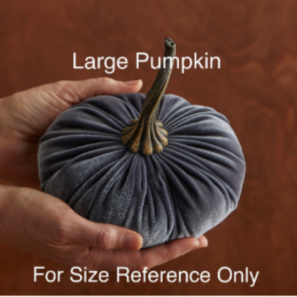 Your Heart's Content Velvet Pumpkin - Large (Assorted)