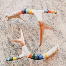 Heartshake Studios Small Whitetail Antler - Wrapped Felted Wool