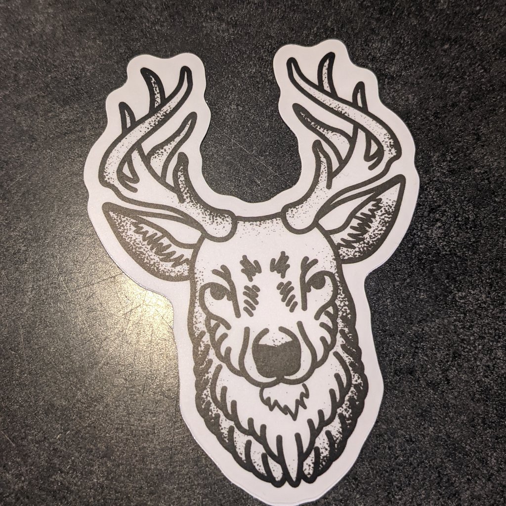 Sticker - Buck Head