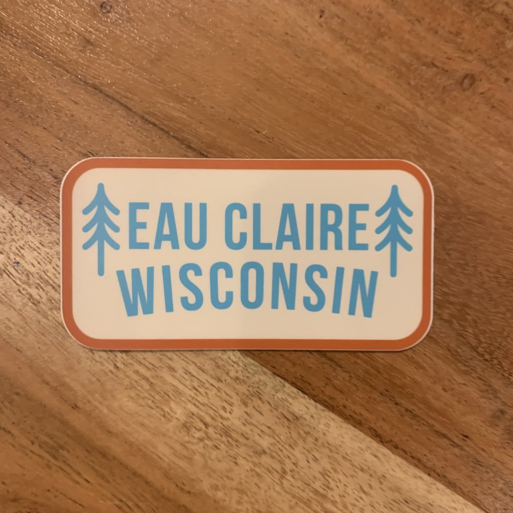 CJ's Cottage Sticker - Eau Claire Wisconsin (Two Trees)