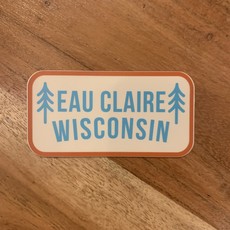CJ's Cottage Sticker - Eau Claire Wisconsin (Two Trees)