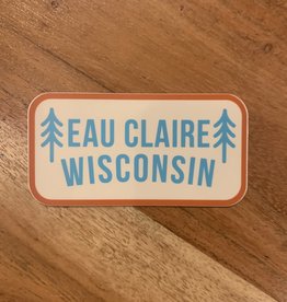 Sticker - Eau Claire Wisconsin (Two Trees)